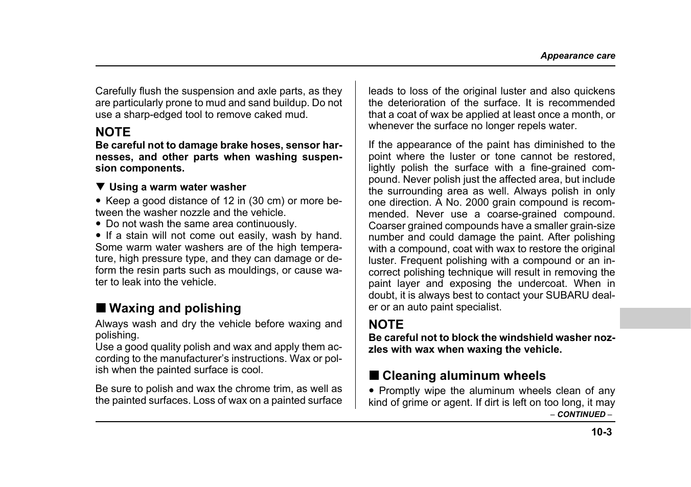 Subaru 2005 Forester 2.5X User Manual | Page 360 / 477