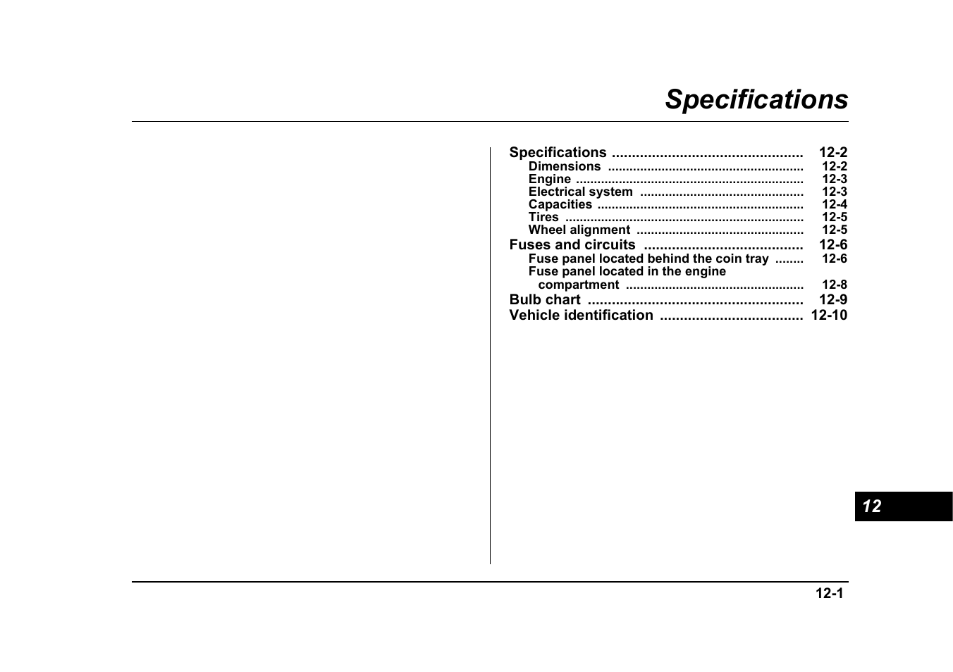 Msa5m0503a_19, Specifications | Subaru 2005 Forester 2.5X User Manual | Page 440 / 477