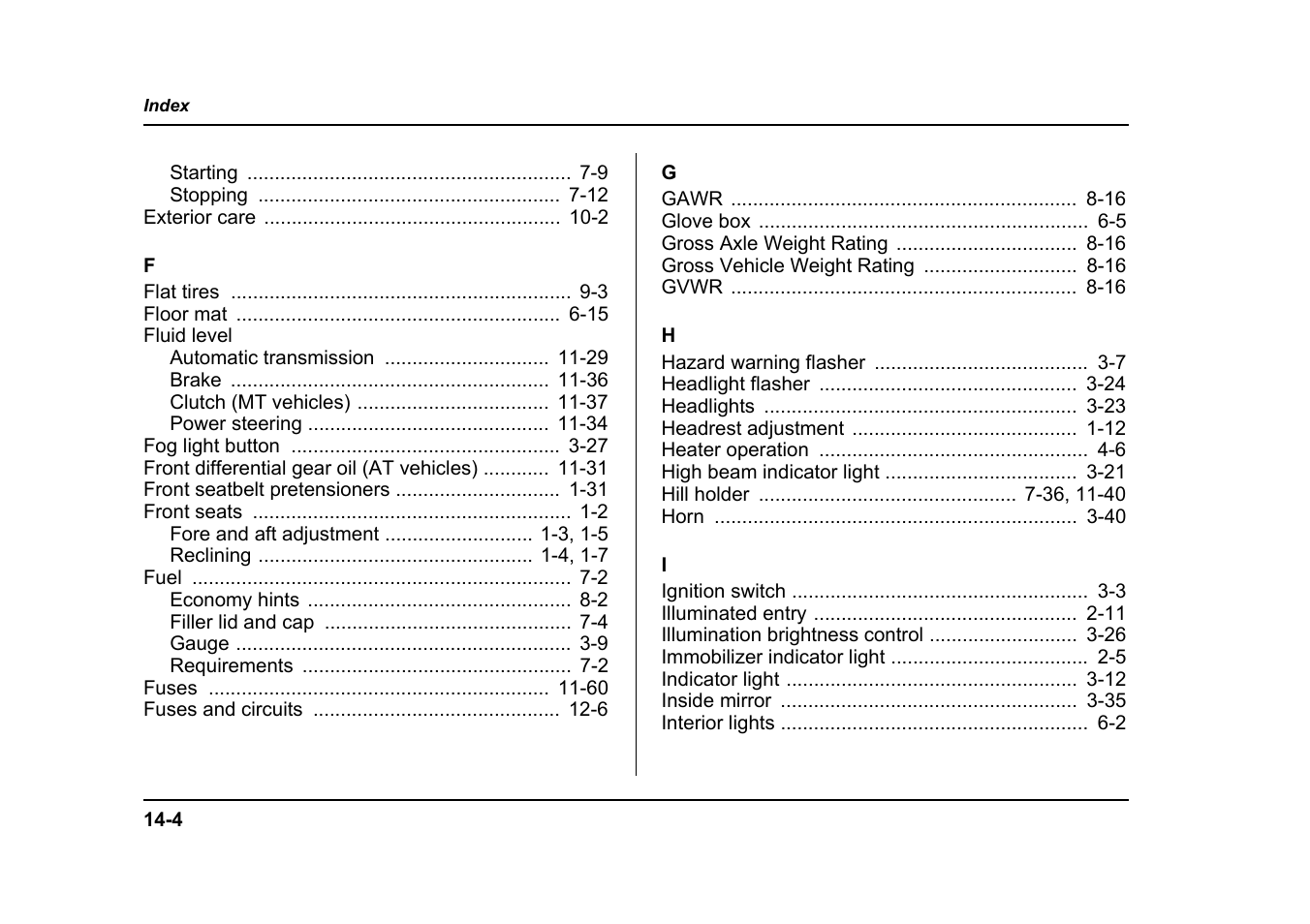 Subaru 2005 Forester 2.5X User Manual | Page 471 / 477