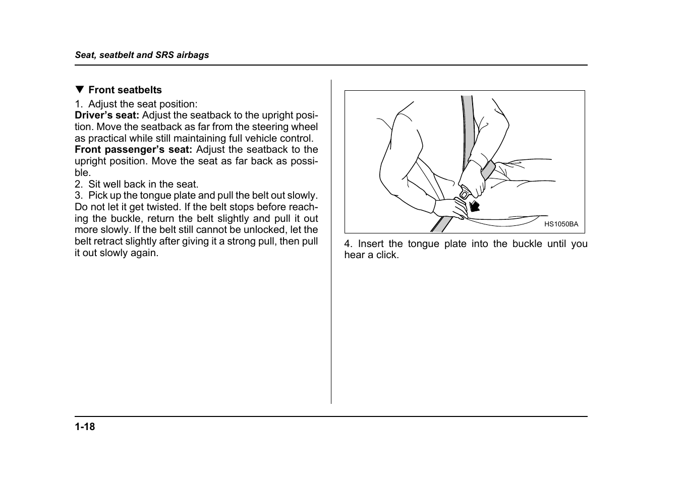 Subaru 2005 Forester 2.5X User Manual | Page 51 / 477