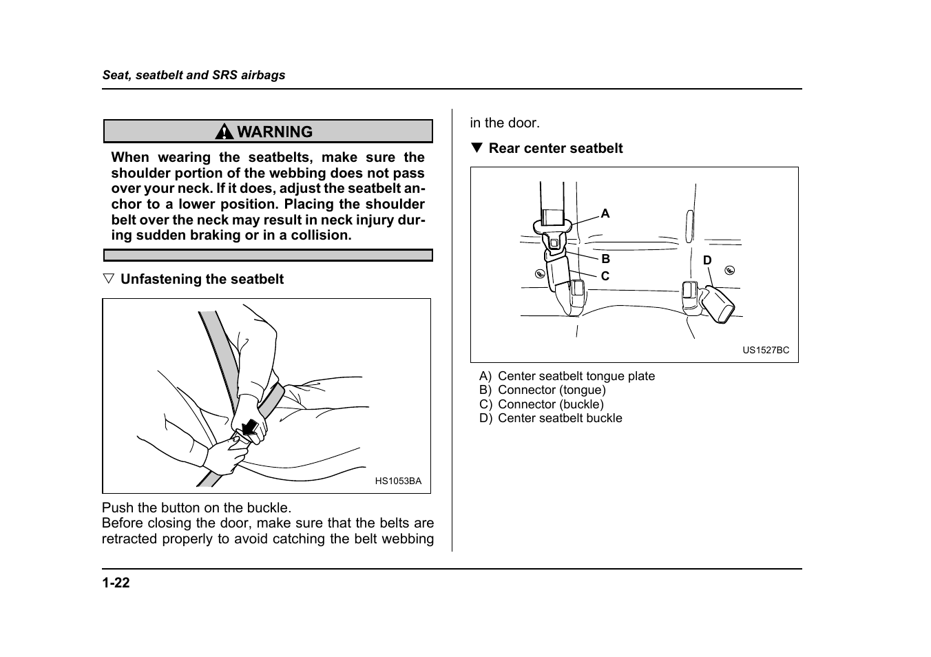 Subaru 2005 Forester 2.5X User Manual | Page 55 / 477