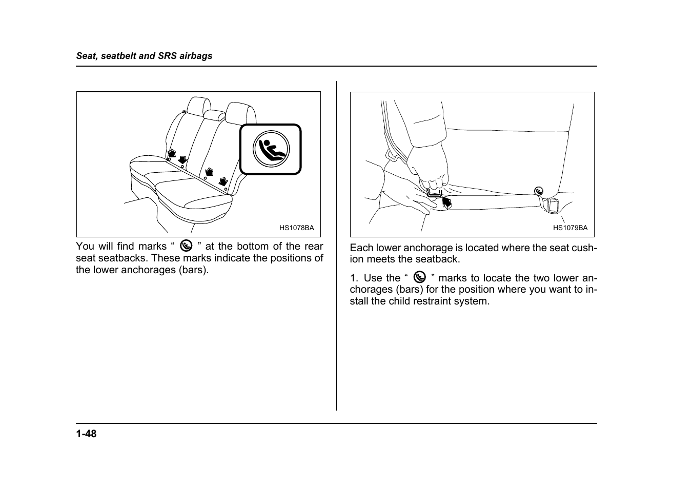 Subaru 2005 Forester 2.5X User Manual | Page 81 / 477