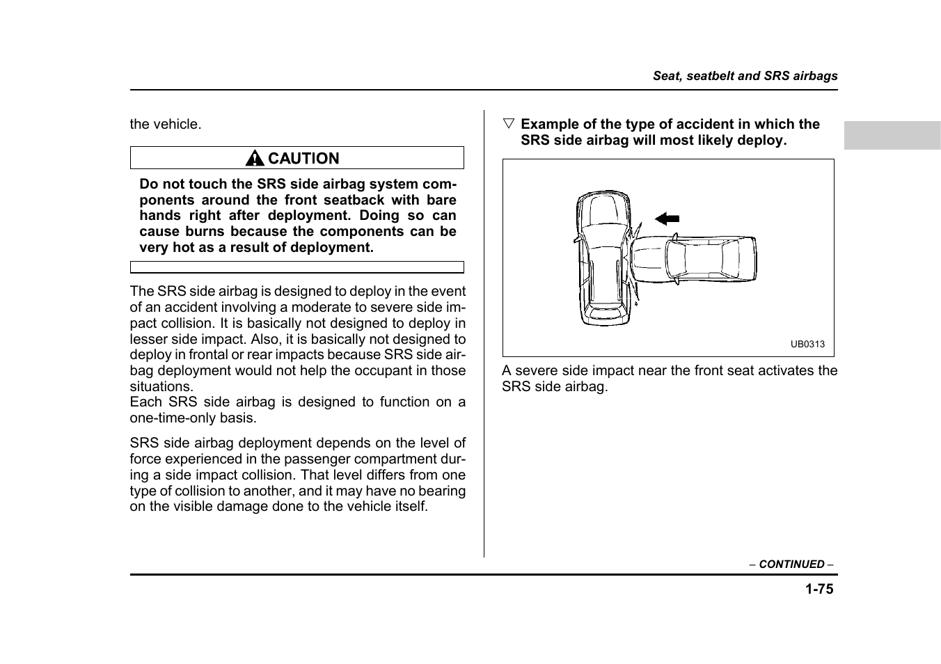 Subaru 2004 Legacy User Manual | Page 100 / 525