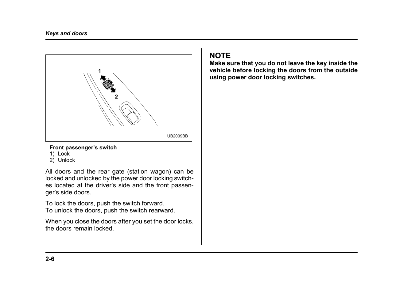 Subaru 2004 Legacy User Manual | Page 113 / 525