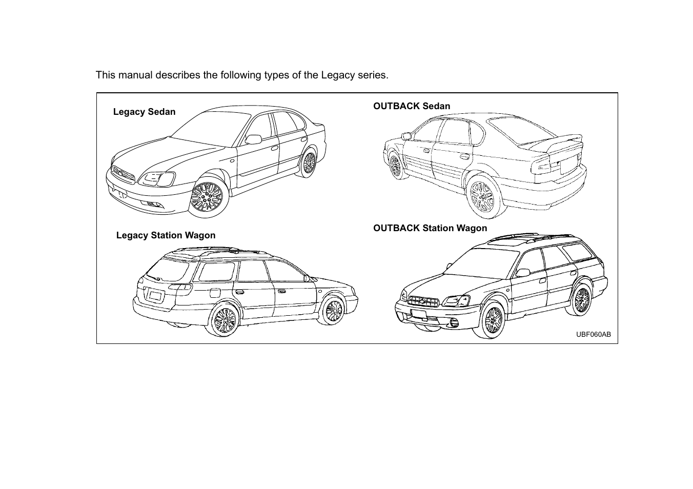 Subaru 2004 Legacy User Manual | Page 2 / 525