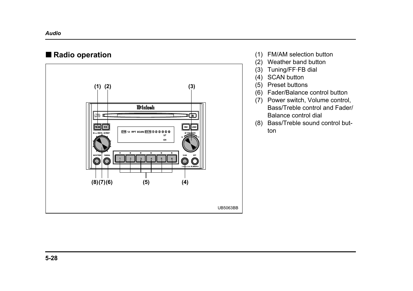 Radio operation | Subaru 2004 Legacy User Manual | Page 229 / 525