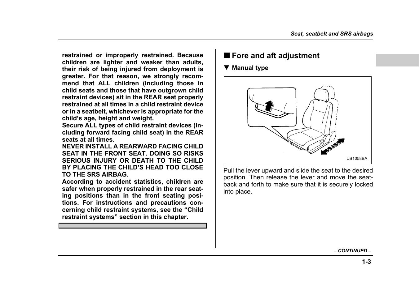 Subaru 2004 Legacy User Manual | Page 28 / 525