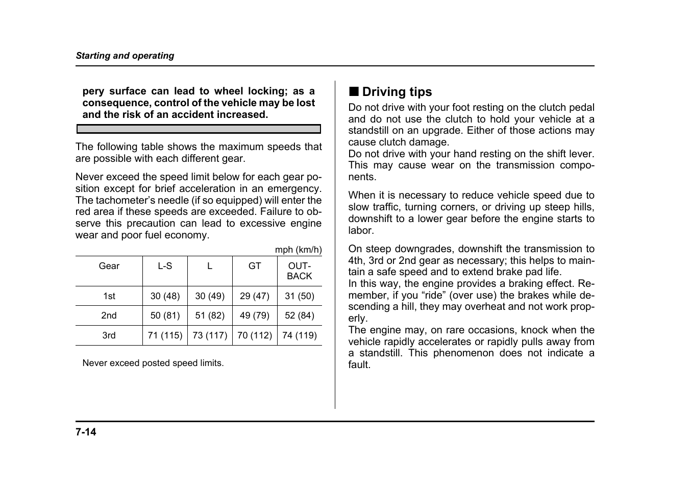 Driving tips | Subaru 2004 Legacy User Manual | Page 287 / 525