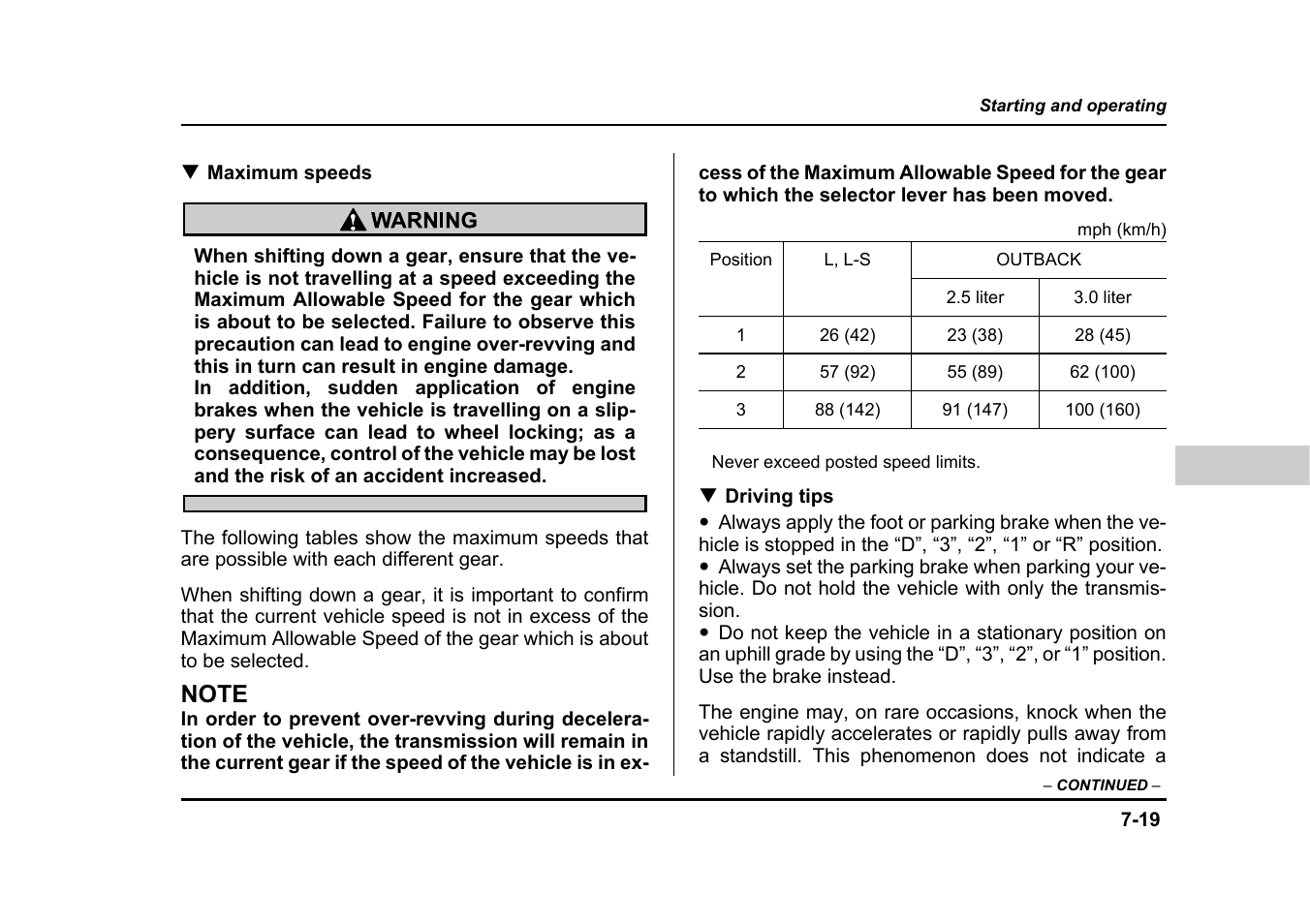 Subaru 2004 Legacy User Manual | Page 292 / 525