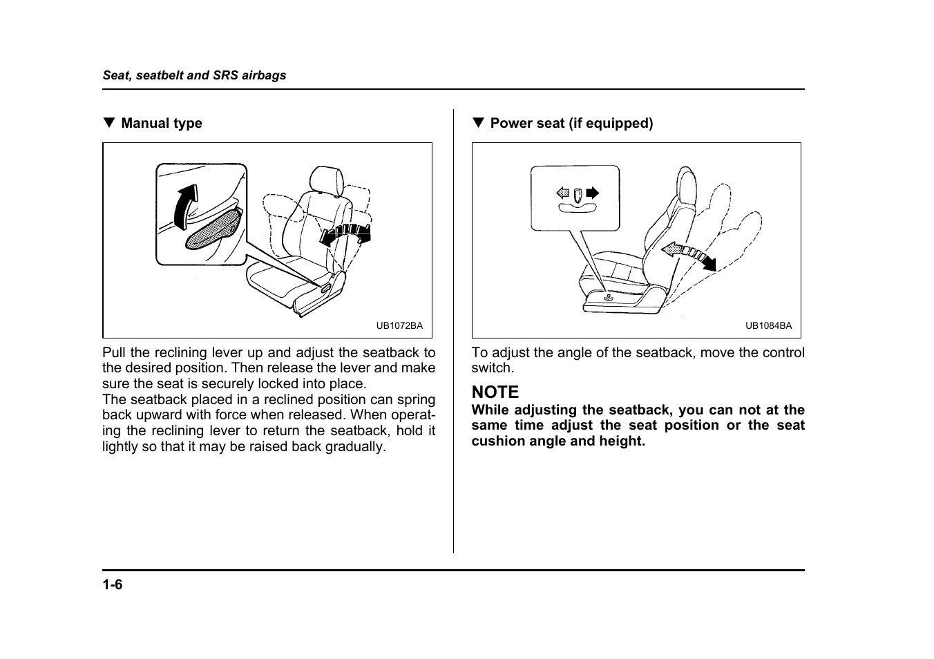 Subaru 2004 Legacy User Manual | Page 31 / 525