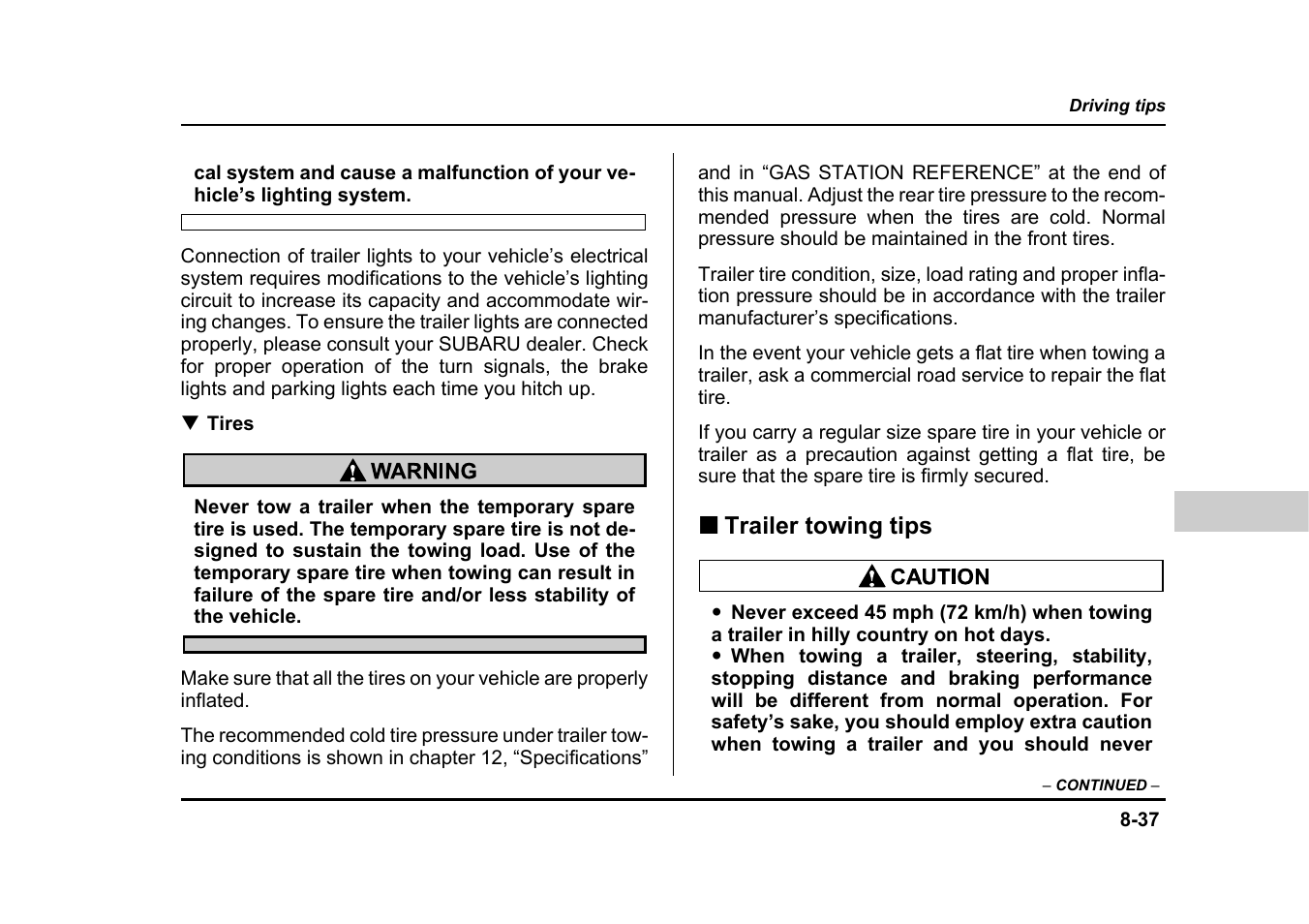 Subaru 2004 Legacy User Manual | Page 356 / 525