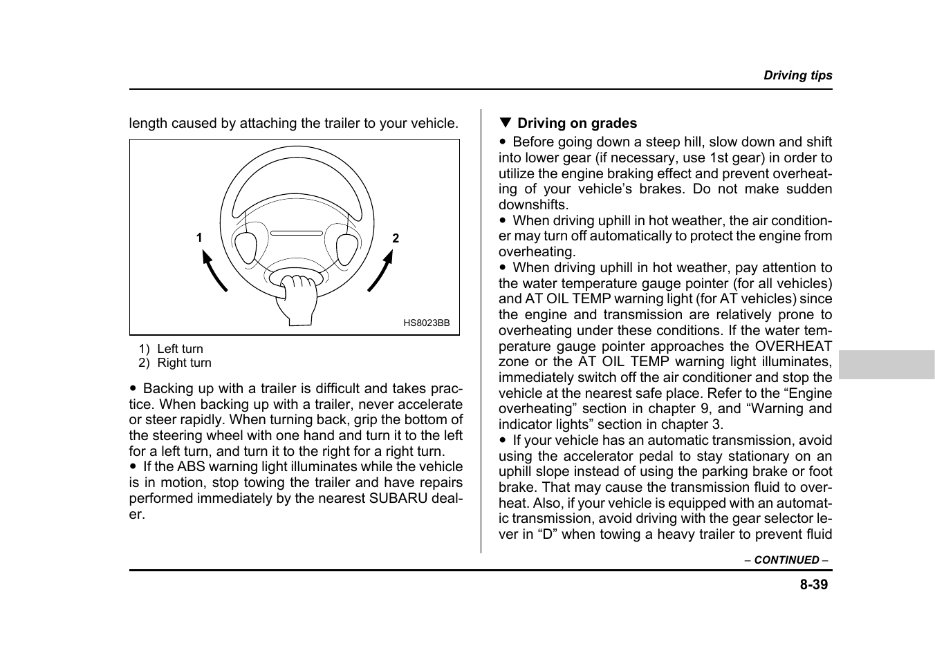 Subaru 2004 Legacy User Manual | Page 358 / 525