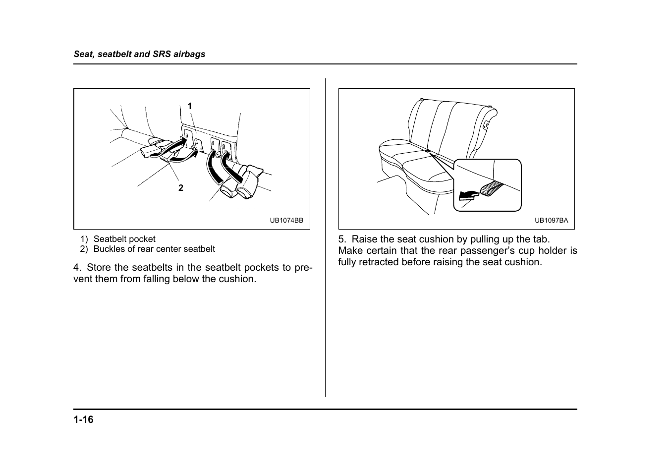 Subaru 2004 Legacy User Manual | Page 41 / 525