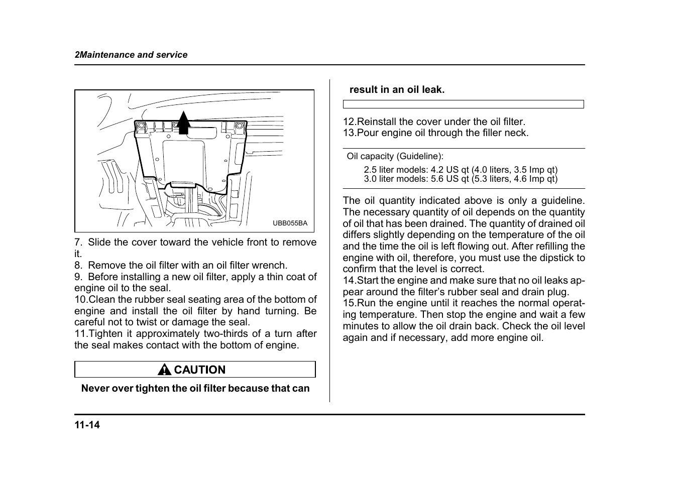 Subaru 2004 Legacy User Manual | Page 415 / 525