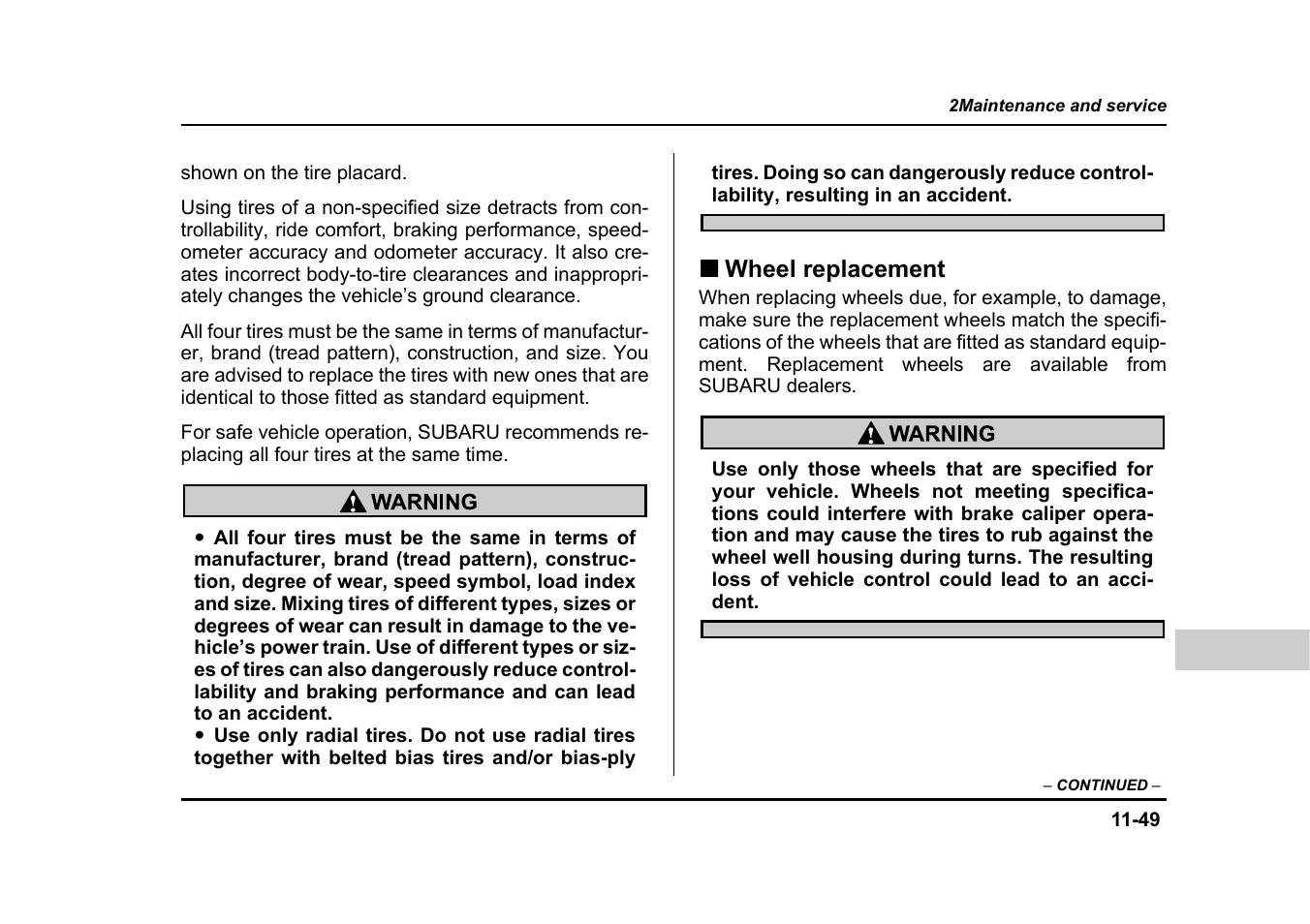 Subaru 2004 Legacy User Manual | Page 450 / 525