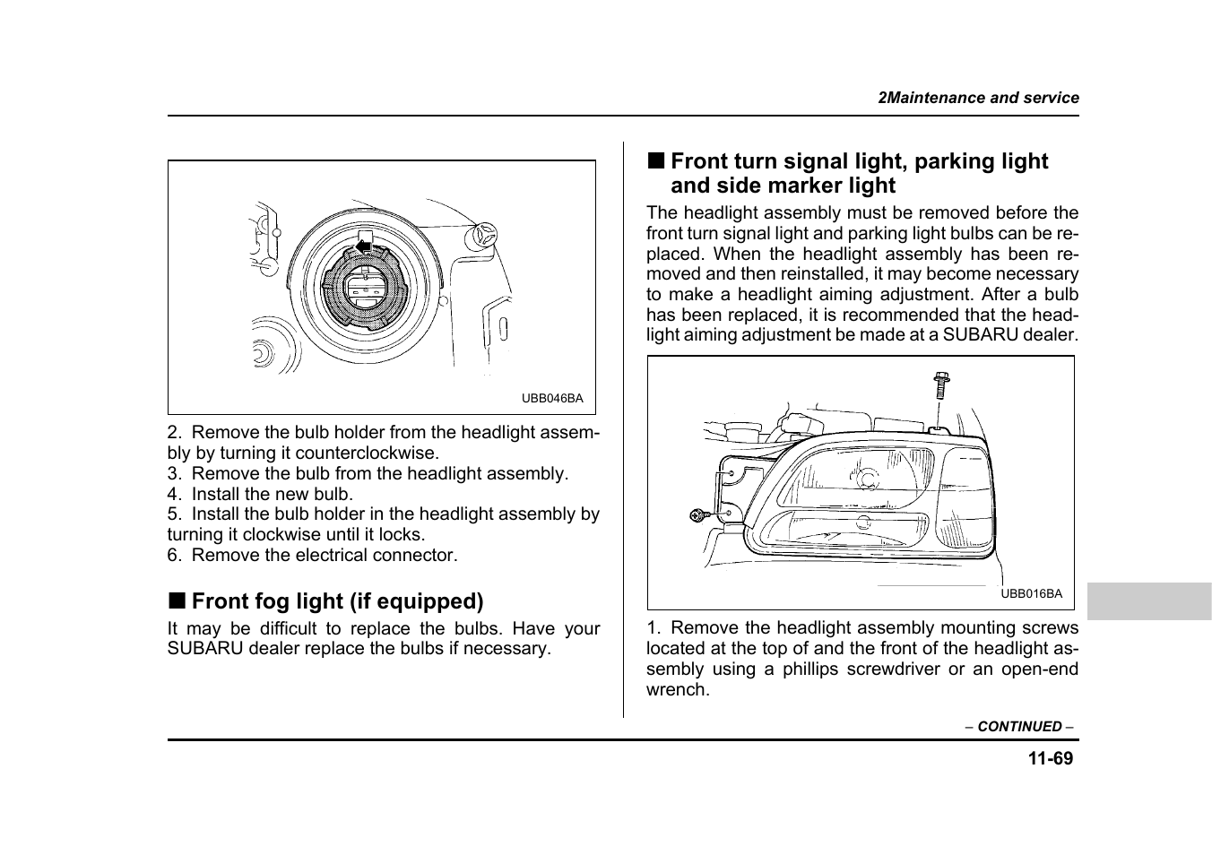 Subaru 2004 Legacy User Manual | Page 470 / 525