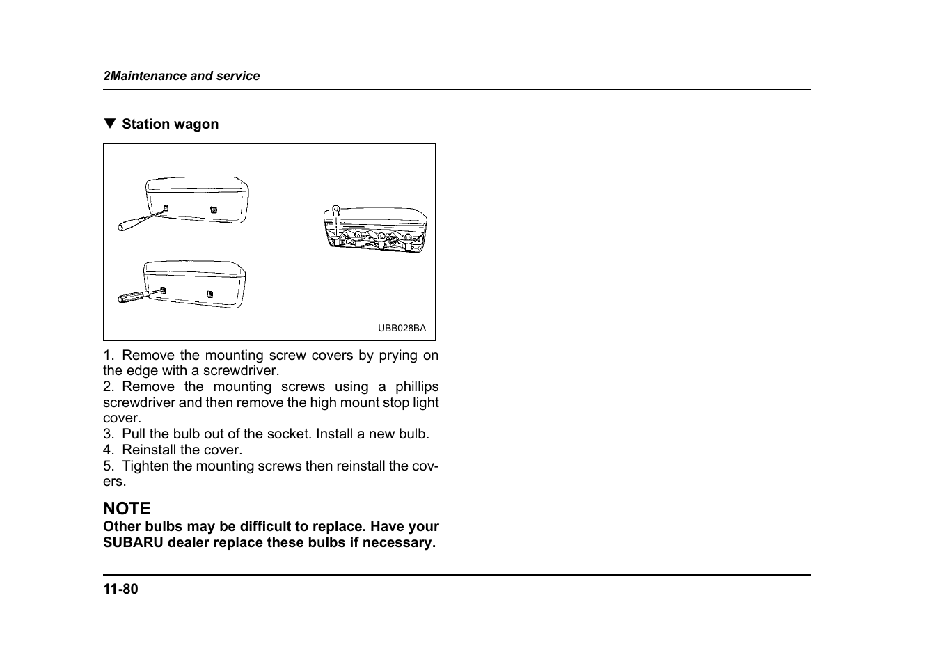 Subaru 2004 Legacy User Manual | Page 481 / 525