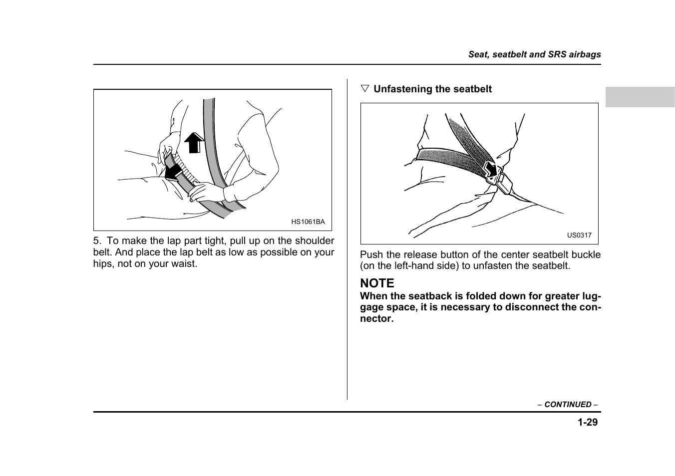 Subaru 2004 Legacy User Manual | Page 54 / 525