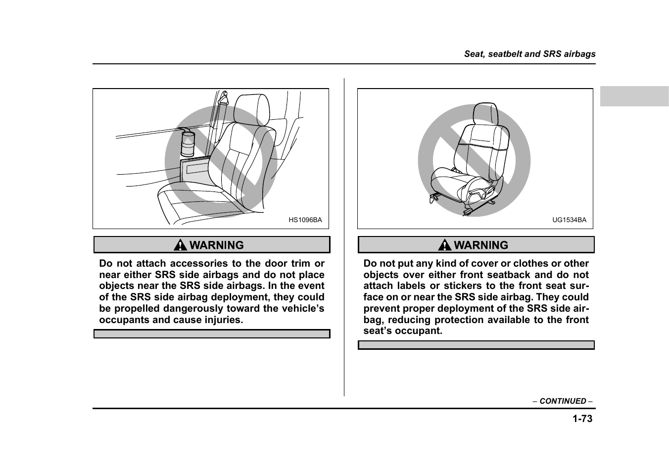 Subaru 2004 Legacy User Manual | Page 98 / 525