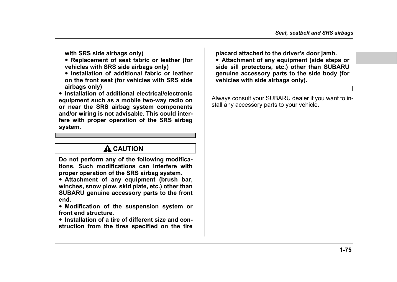 Subaru 2004 Impreza User Manual | Page 102 / 491