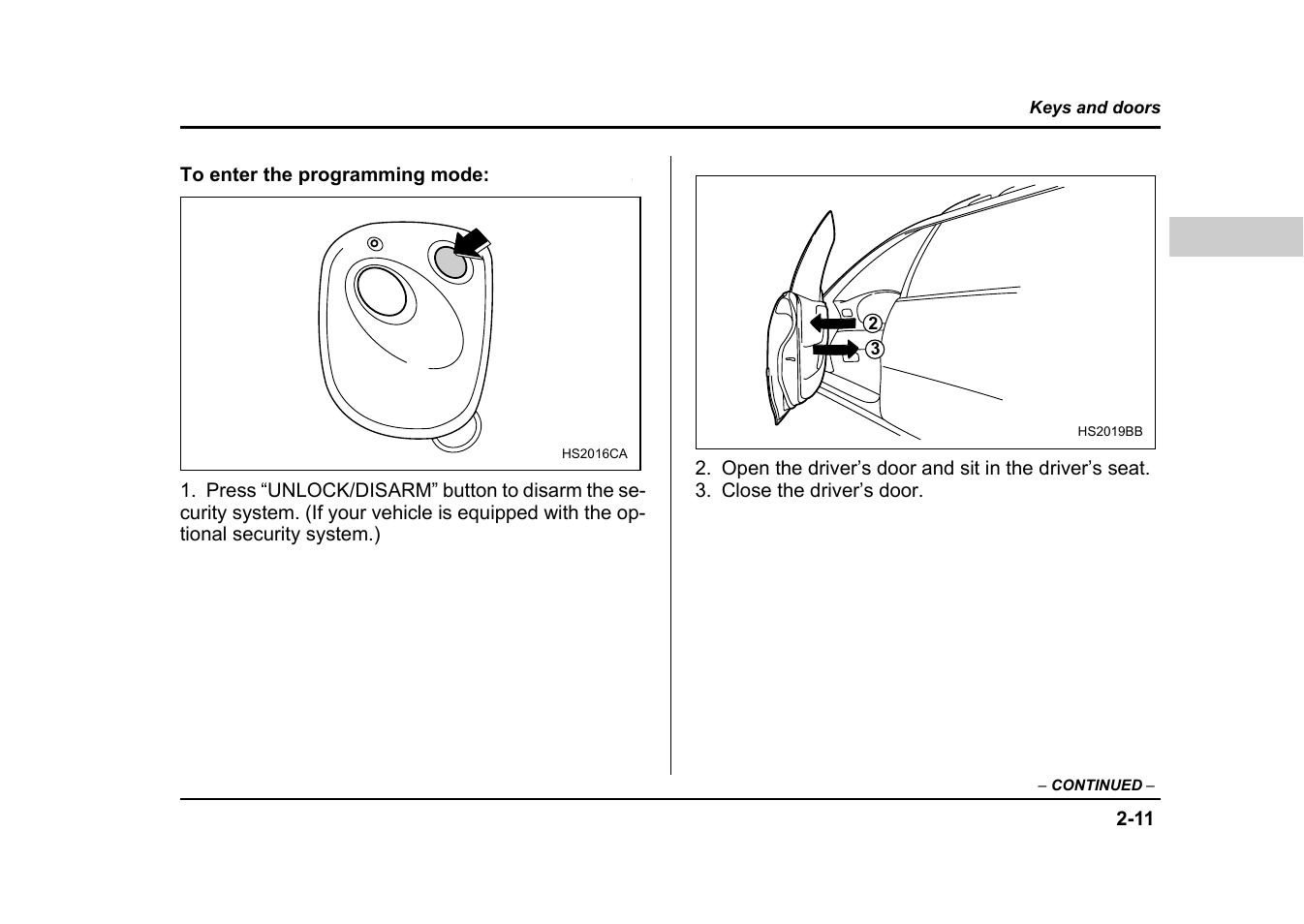 Subaru 2004 Impreza User Manual | Page 114 / 491