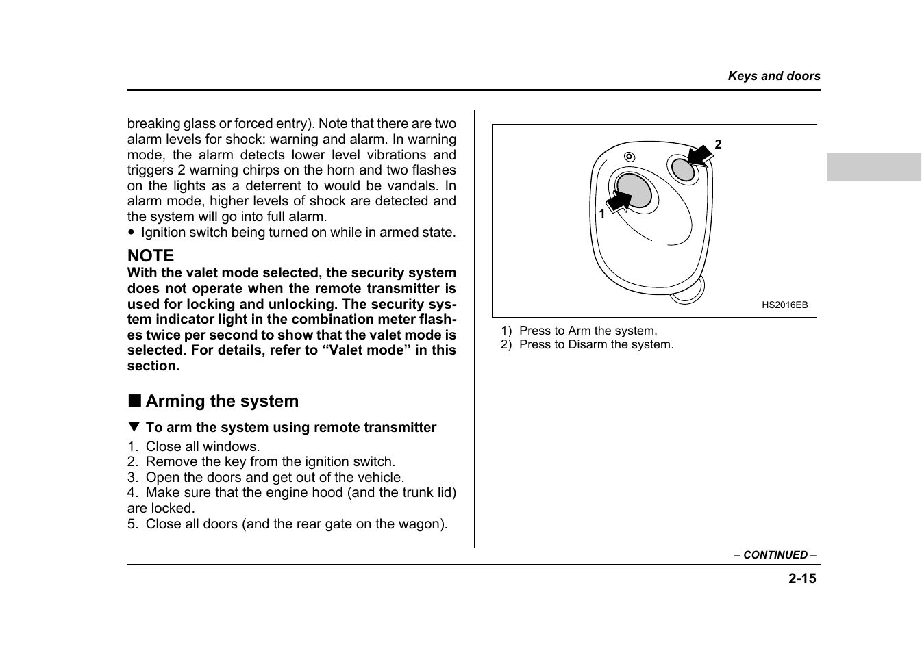 Subaru 2004 Impreza User Manual | Page 118 / 491