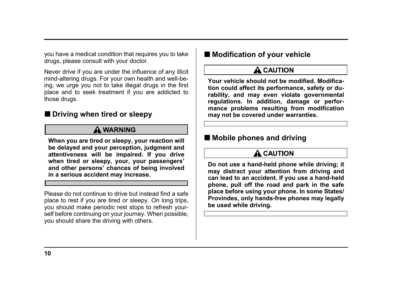 Subaru 2004 Impreza User Manual | Page 13 / 491