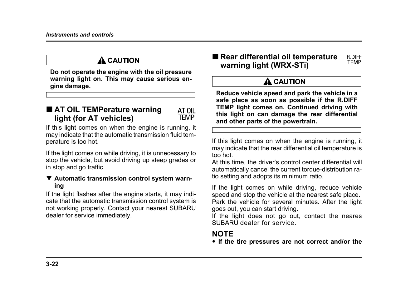 Subaru 2004 Impreza User Manual | Page 159 / 491