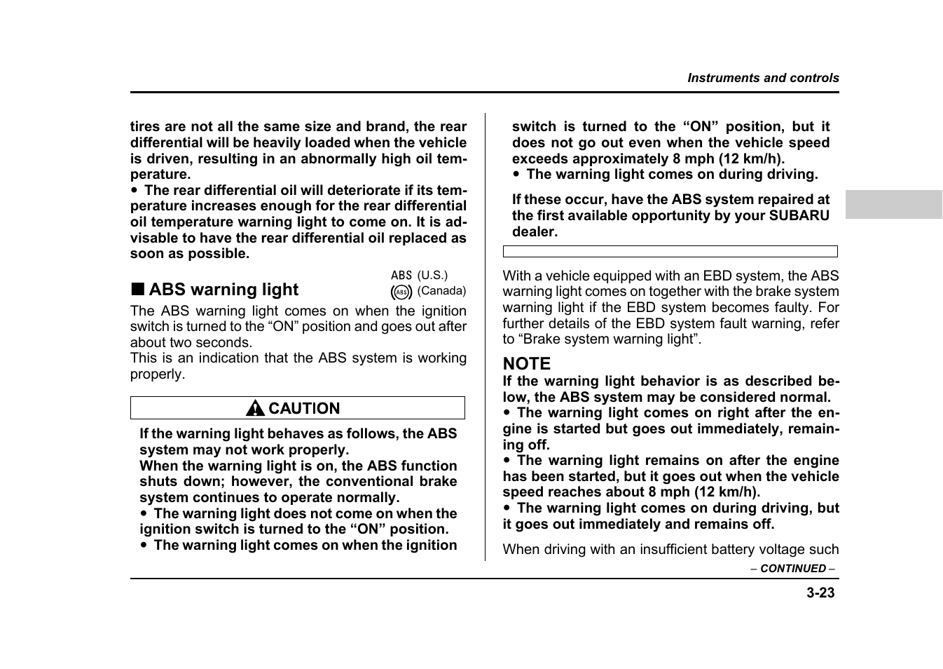 Subaru 2004 Impreza User Manual | Page 160 / 491