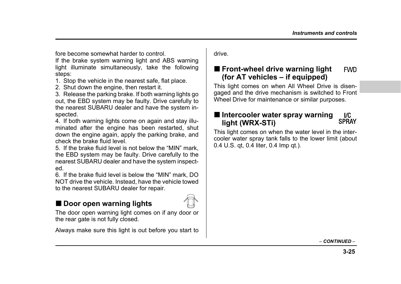 Subaru 2004 Impreza User Manual | Page 162 / 491