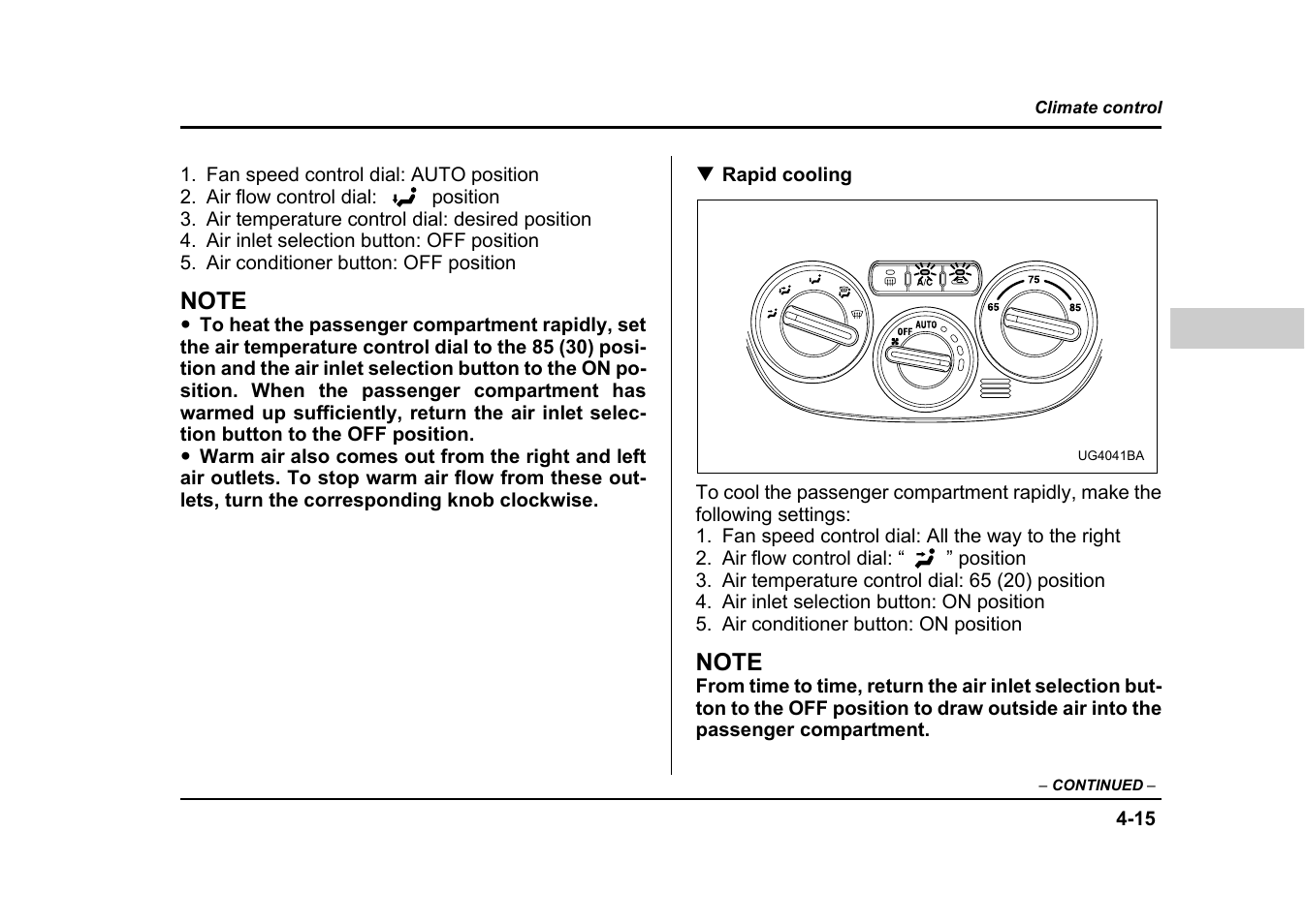 Subaru 2004 Impreza User Manual | Page 204 / 491