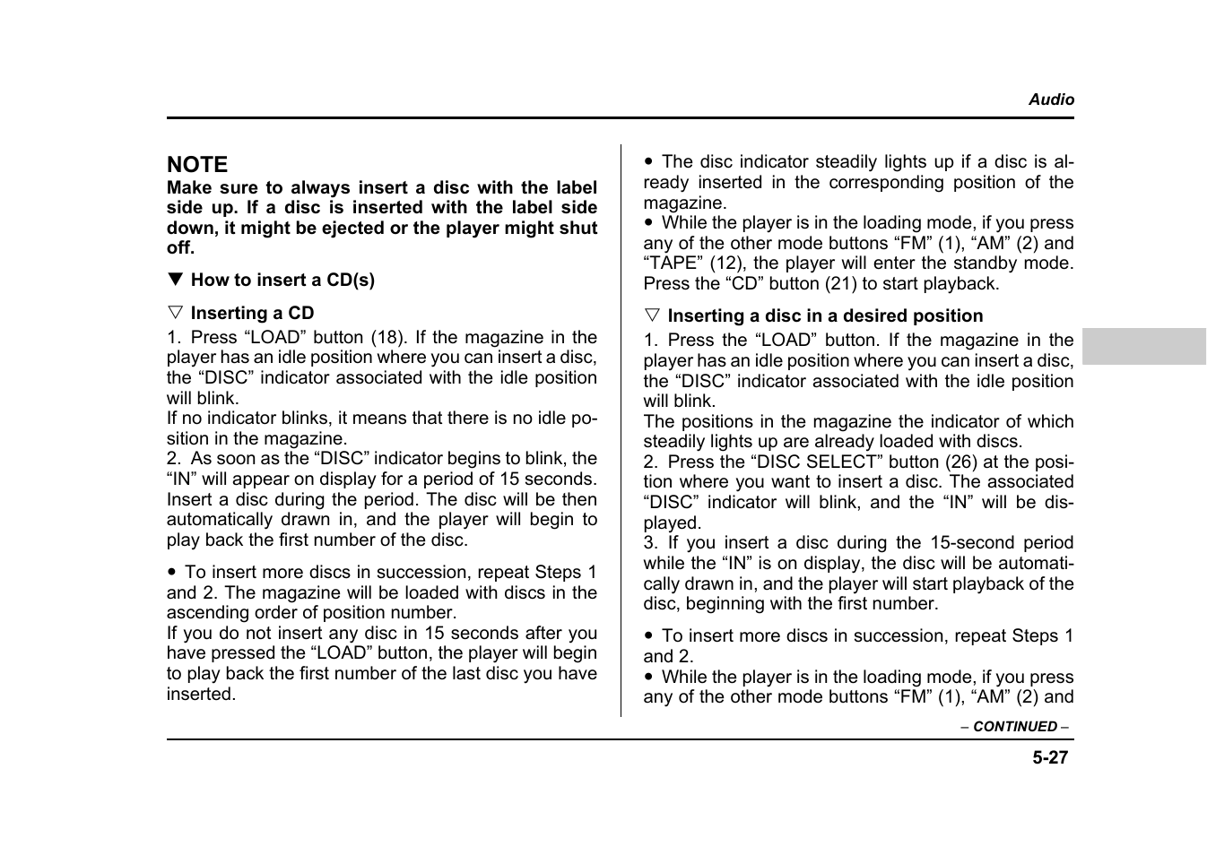 Subaru 2004 Impreza User Manual | Page 240 / 491