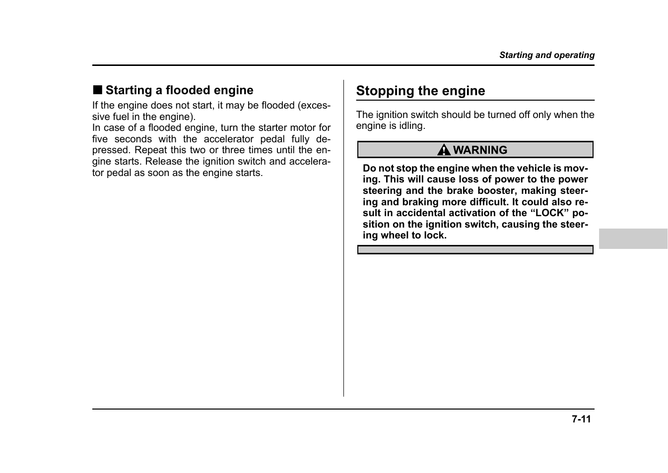 Stopping the engine | Subaru 2004 Impreza User Manual | Page 280 / 491