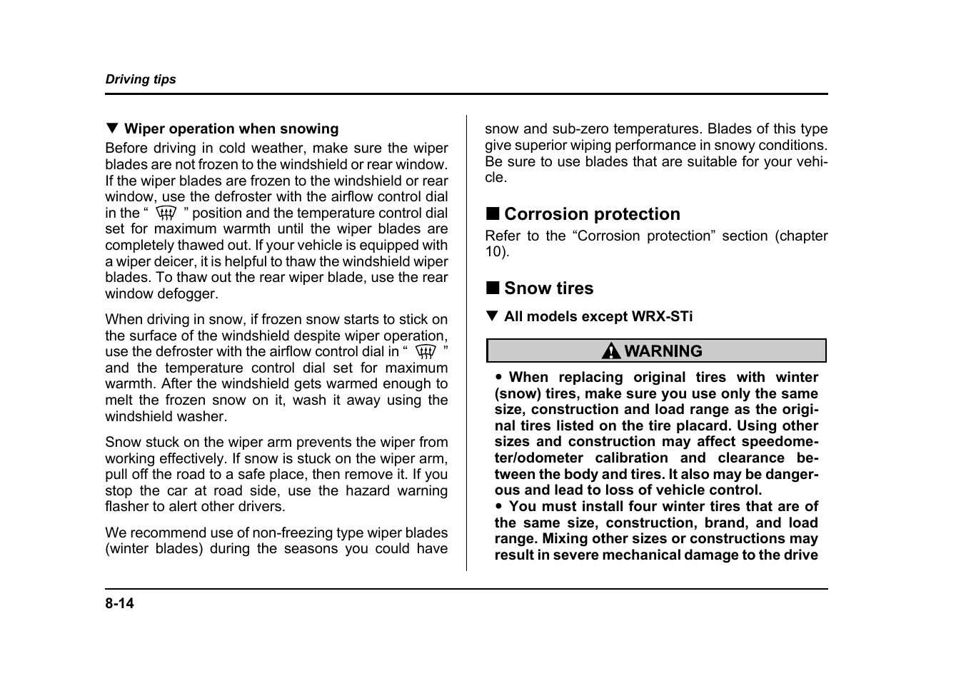 Subaru 2004 Impreza User Manual | Page 325 / 491