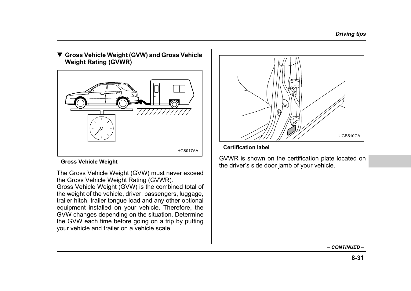 Subaru 2004 Impreza User Manual | Page 342 / 491