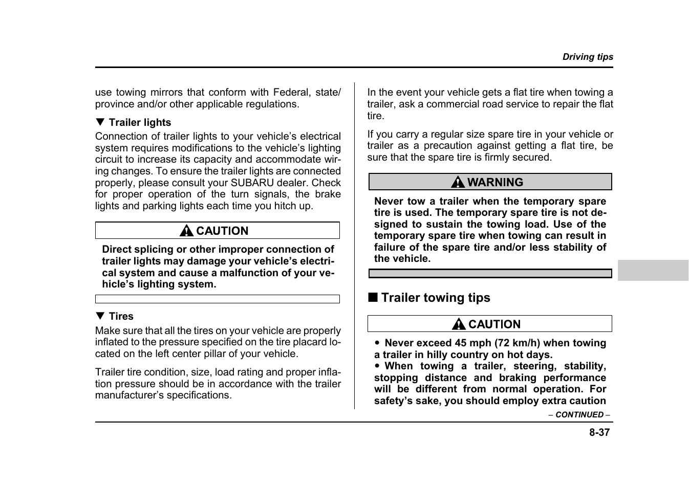 Subaru 2004 Impreza User Manual | Page 348 / 491