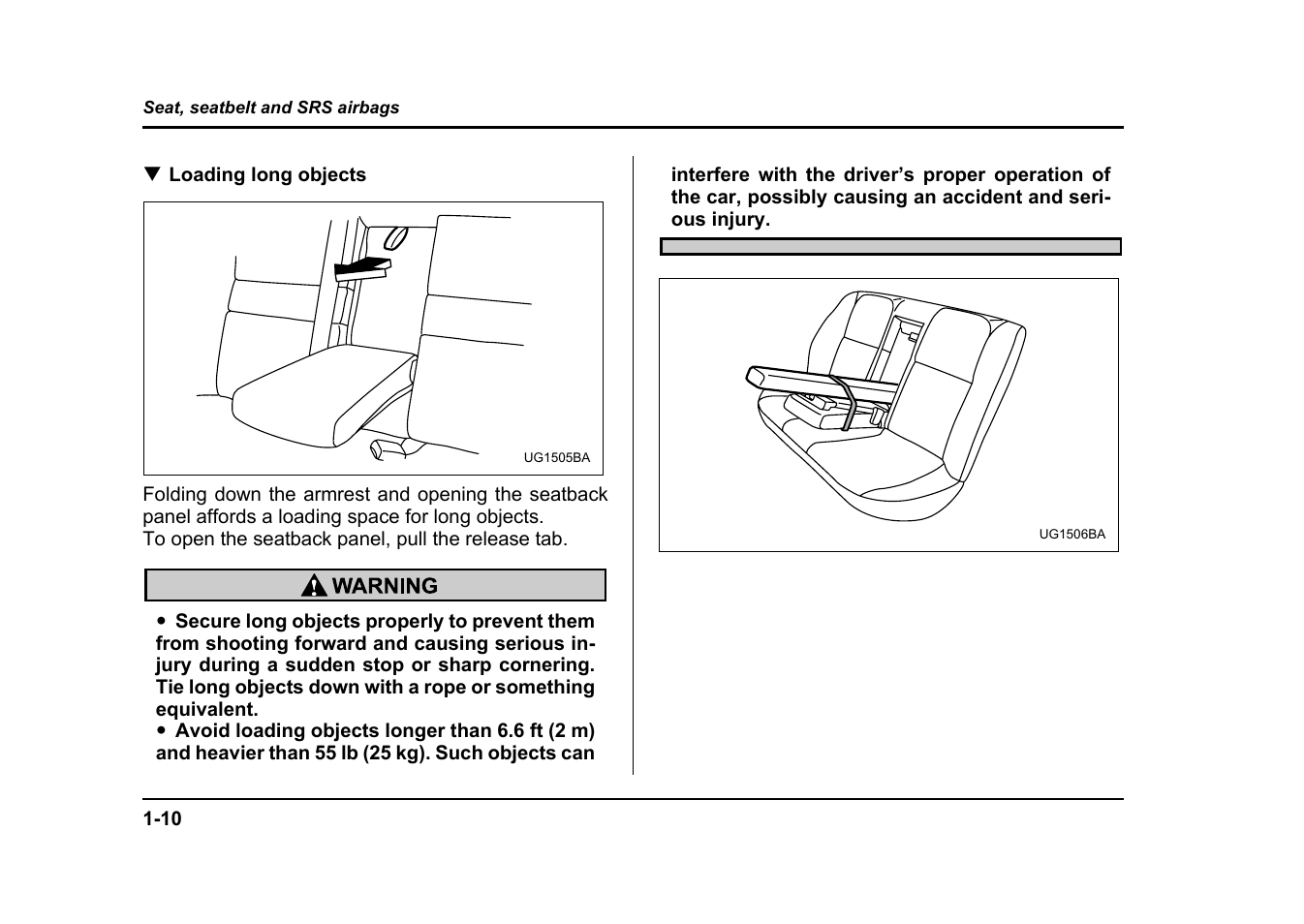 Subaru 2004 Impreza User Manual | Page 37 / 491