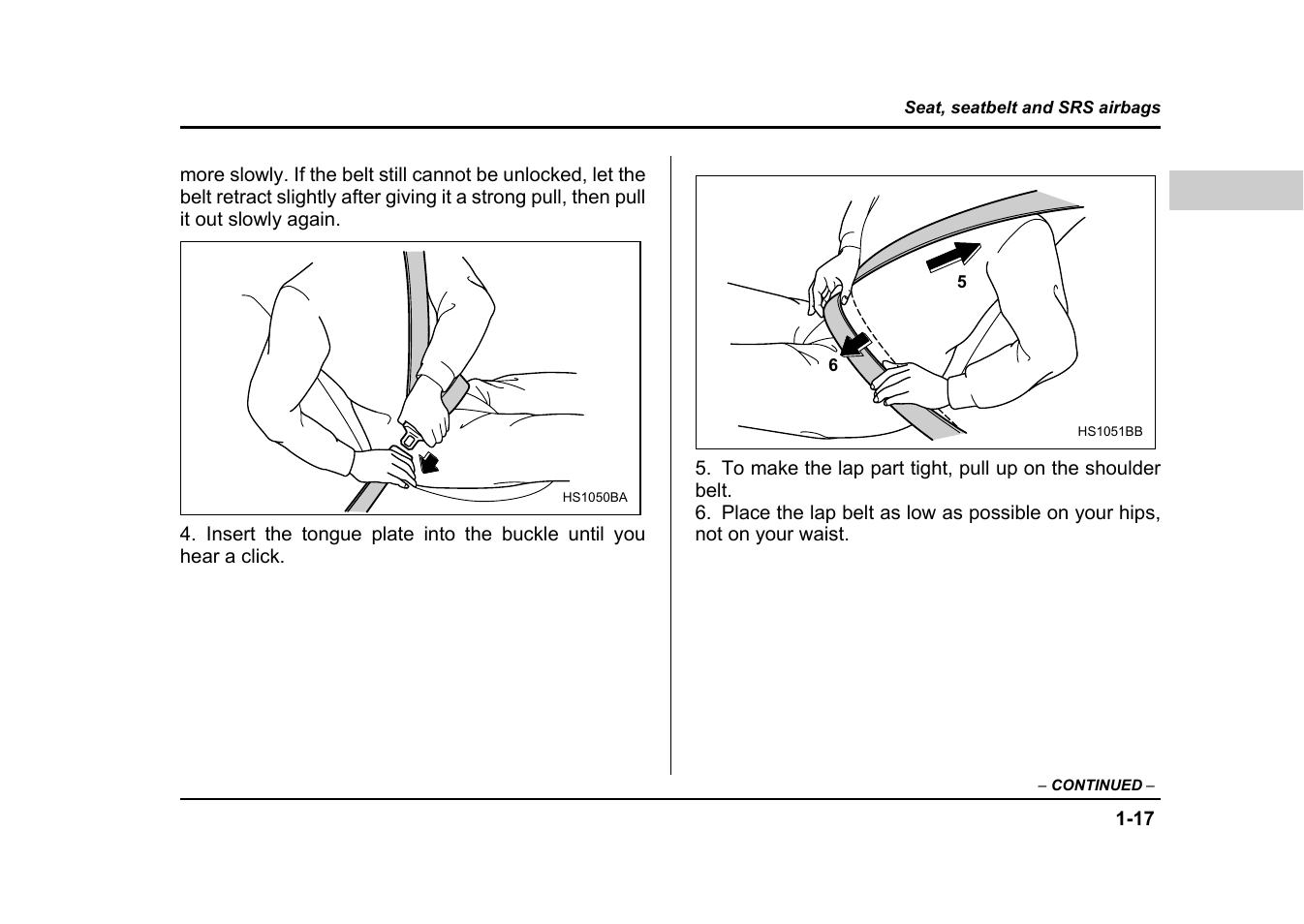 Subaru 2004 Impreza User Manual | Page 44 / 491