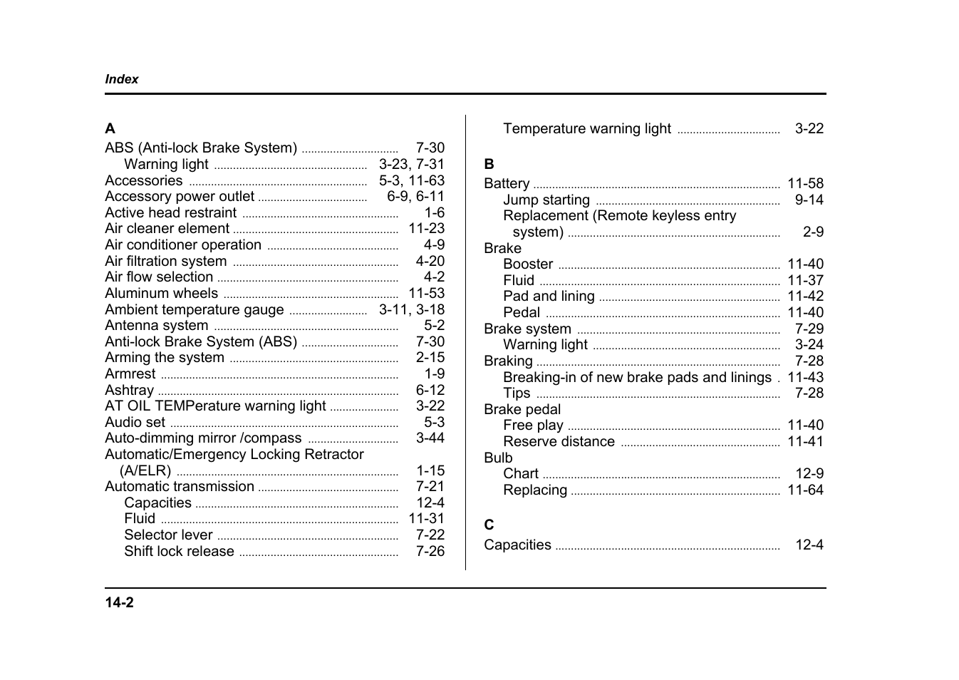 Subaru 2004 Impreza User Manual | Page 481 / 491