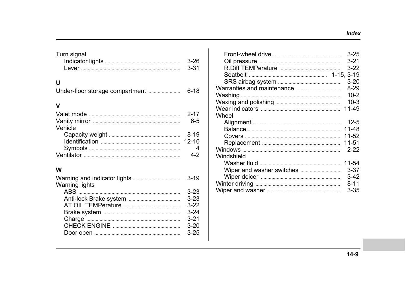 Subaru 2004 Impreza User Manual | Page 488 / 491