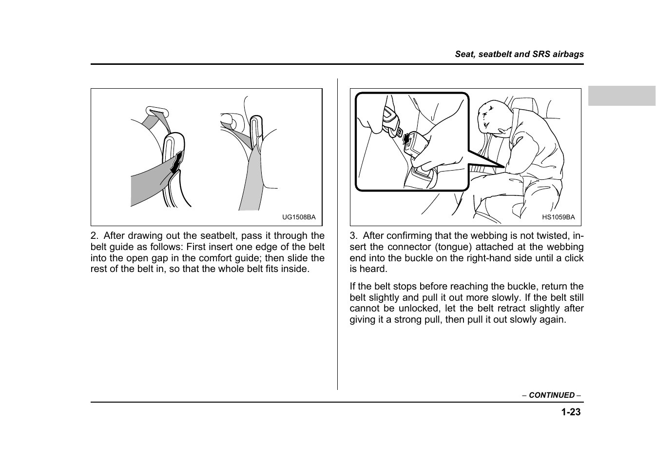 Subaru 2004 Impreza User Manual | Page 50 / 491