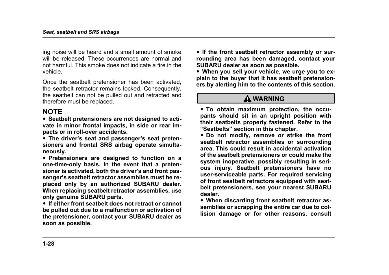 Subaru 2004 Impreza User Manual | Page 55 / 491