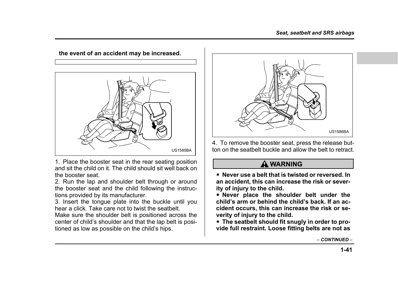 Subaru 2004 Impreza User Manual | Page 68 / 491