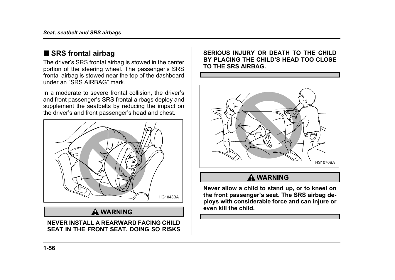 Subaru 2004 Impreza User Manual | Page 83 / 491