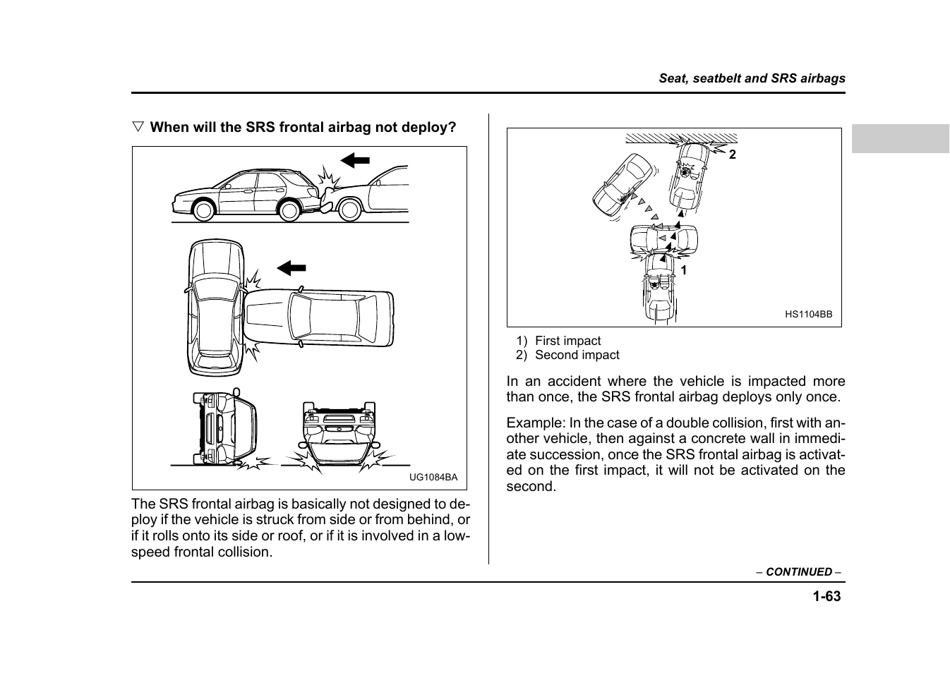 Subaru 2004 Impreza User Manual | Page 90 / 491