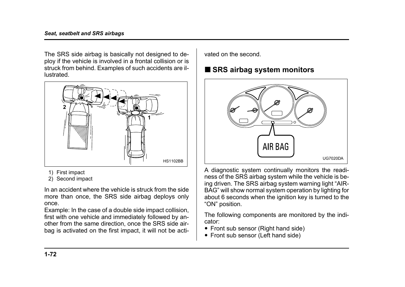 Subaru 2004 Impreza User Manual | Page 99 / 491