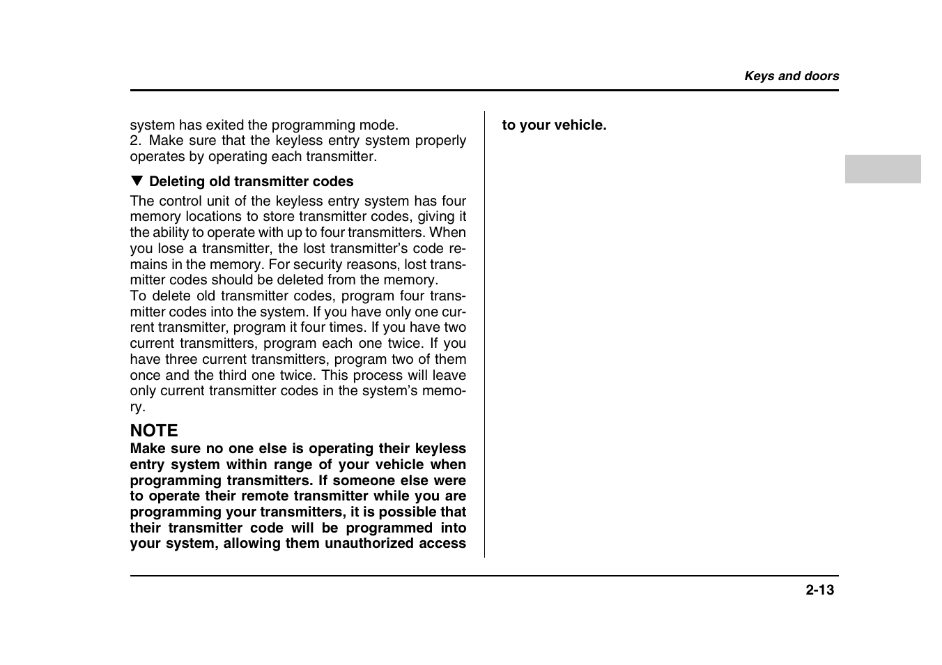 Subaru 2004 Forester X User Manual | Page 114 / 439