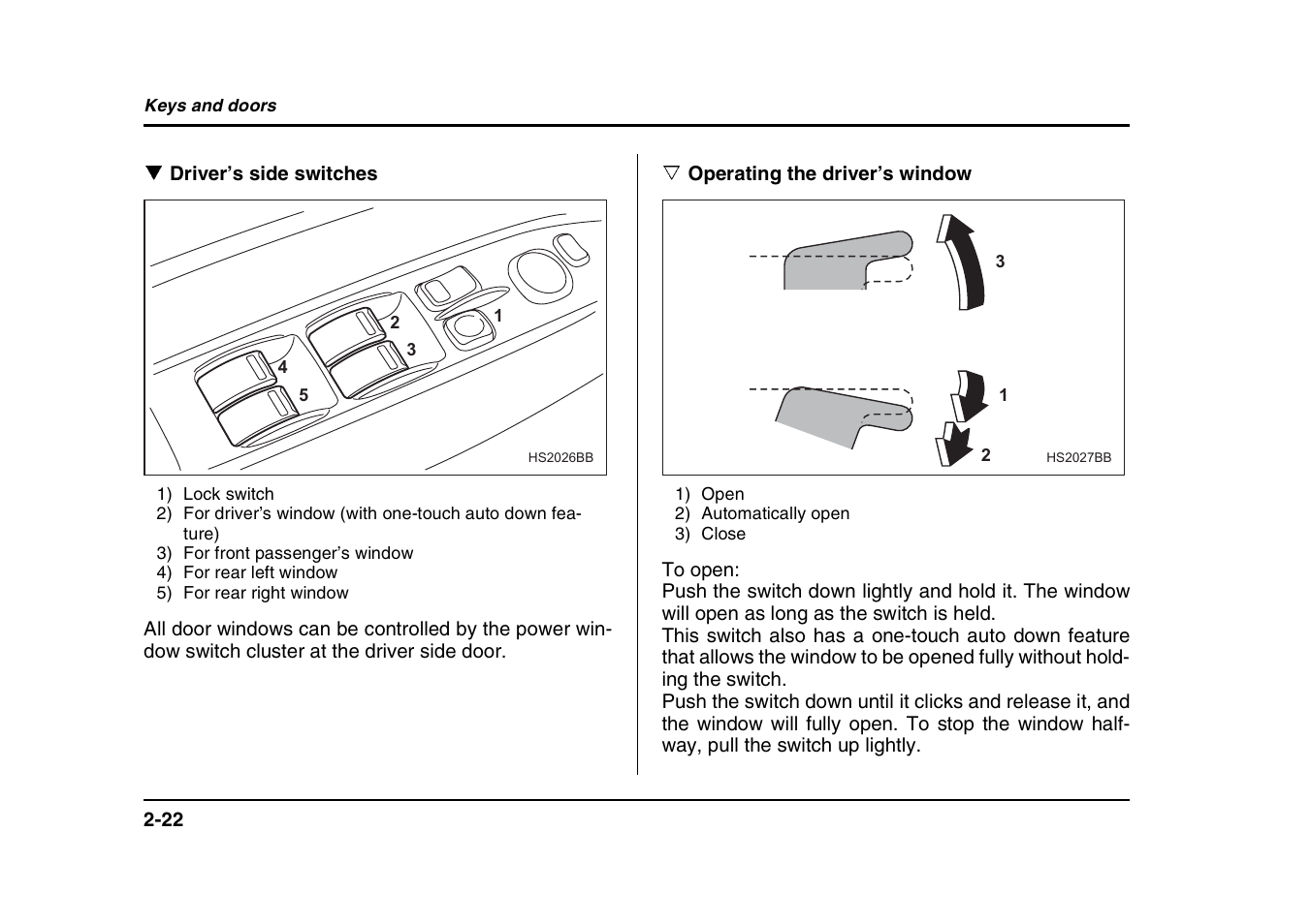 Subaru 2004 Forester X User Manual | Page 123 / 439