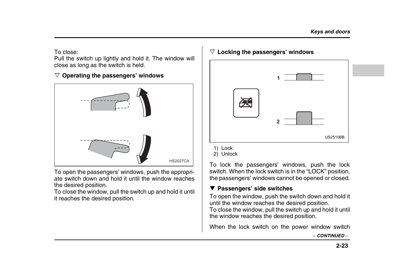 Subaru 2004 Forester X User Manual | Page 124 / 439