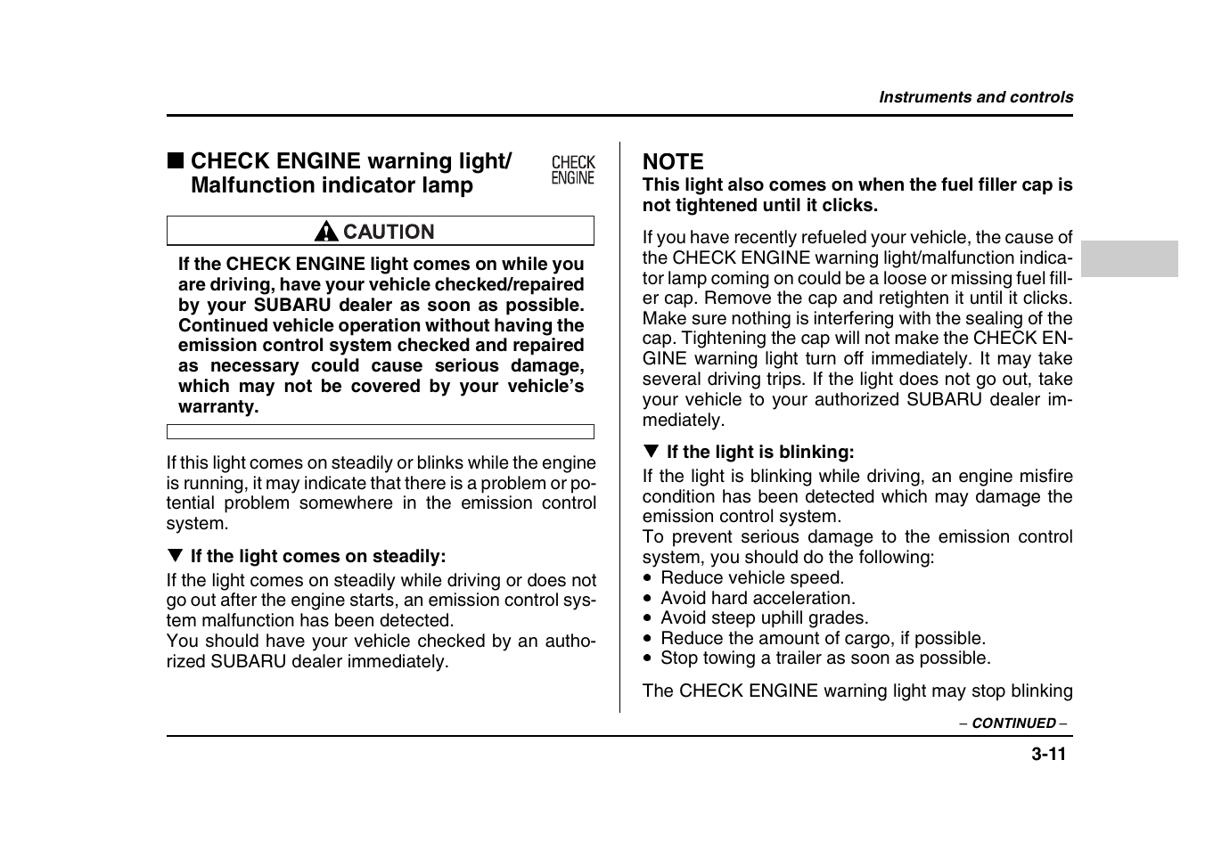 Subaru 2004 Forester X User Manual | Page 140 / 439